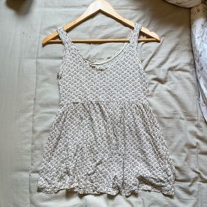 extra small roots green peplum tank top